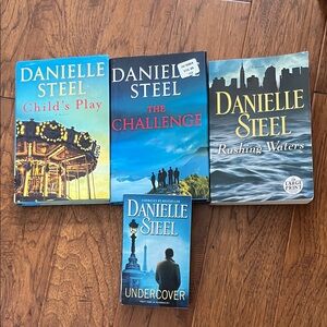 Danielle Steel Paperback Book Bundle - Blue Covers